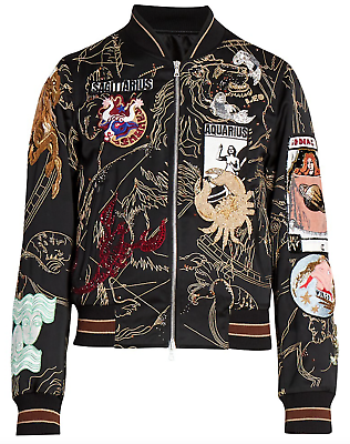 New Dries Van Noten Zodiac Astrology Embroidered Patch New Dries Van Noten Zodiac Astrology Embroidered Patch