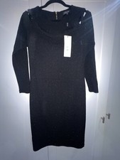 NWT Episode Black Sparkle Glitter Evening Cocktail Party Dress RRP £79
