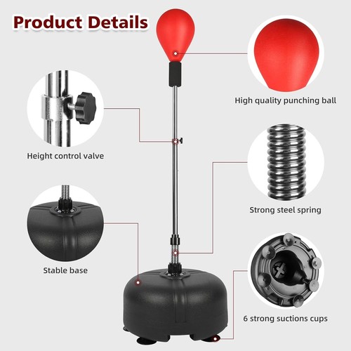 Standboxsack Boxsack Stehend Erwachsene Punchingball Boxen Boxing Punching Bag - Bild 25 von 32