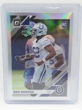 Ben Banogu 2019 Donruss Optic Football RC - HOLO SILVER #124 Indianapolis Colts