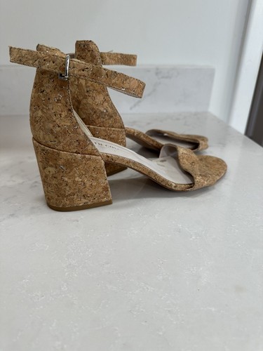 Kenneth Cole Sandals One Band Cork Ankle Strap Shoes Size 8 - Picture 8 of 10