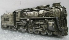 VINTAGE 1978 USA TRAIN RAILROAD BELT BUCKLE K-39 BERGAMOT BRASS WORKS 1002