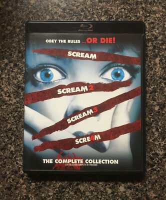 Complete Scream Collection Scream 1-4 Blu-Ray 5 Disc Set Canadian