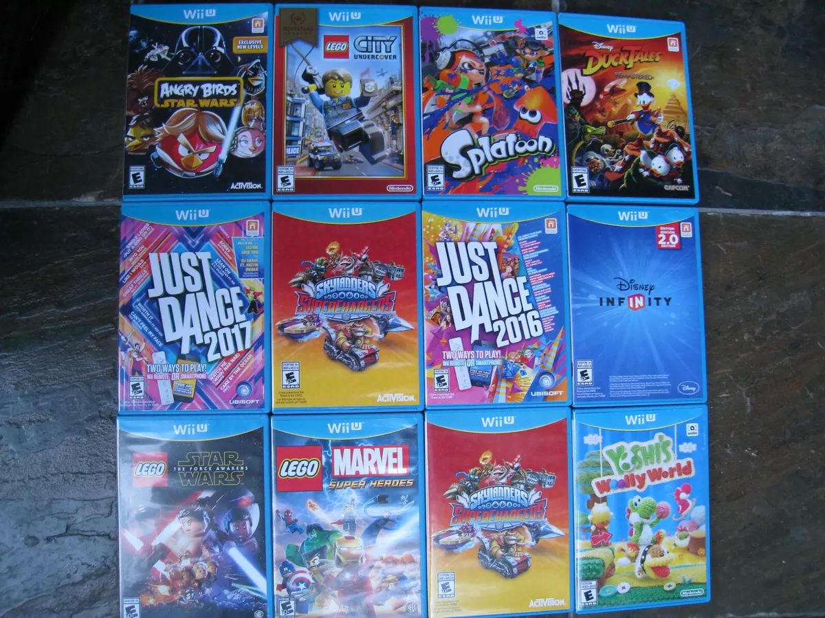 NINTENDO WII U GAMES LOT OF 12