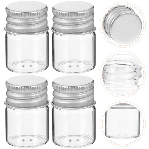 12 PCS Mini Mason Jars with Lids Small Grains Container Cookie - Afbeelding 1 van 12