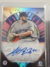 Alek Manoah Class Of 2019 Signature C19A-AM /250 MLB Toronto Blue Jays Topps