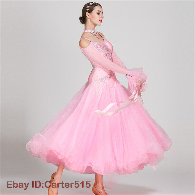 Standard ballroom competition dress foxtrot dance dress tango dance costumes image 10