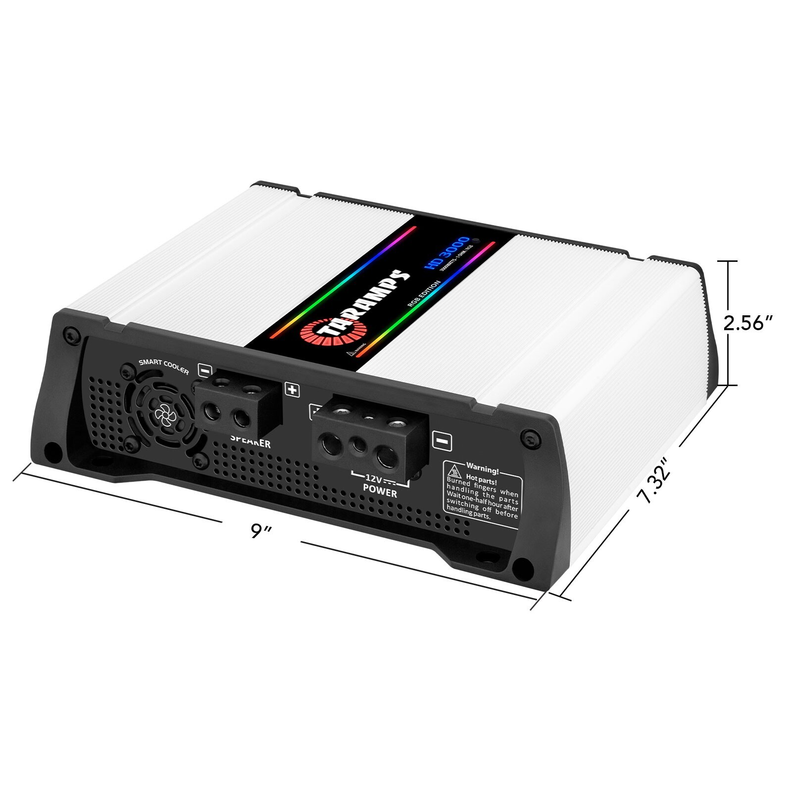 【値下げしました！】TARAMPS HD 3000 RGB 2Ω アンプ US SELLER] Taramps HD 3000 2 Ohm RGB Effects 1 Channel 3000 Watts