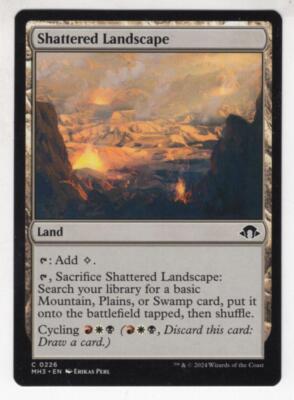 MTG Modern Horizons 3 Common Karte #226 Shattered Landscape