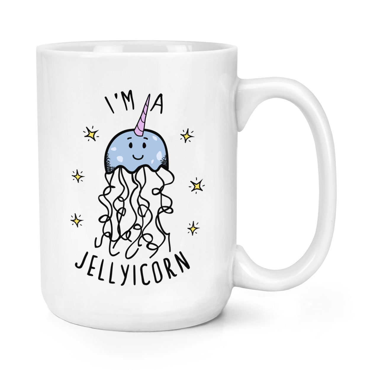 I'm A Jellyicorn 15oz Large Mug Cup - Jellyfish Unicorn Magical Big Funny