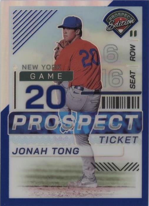 2024 Panini Prospect Edition - Jonah Tong #67 for sale | eBay
