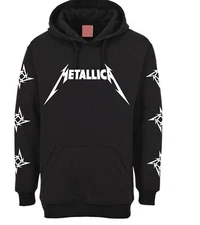 Metallica LOGO HOODIES METAL ,ROCK ,BLACK MEN's SIZES design choose dad gift