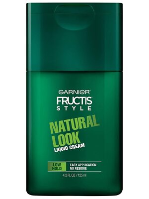 New Garnier Hair Care Fructis Style Natural Look Liquid Hair Cream for Men No Dr