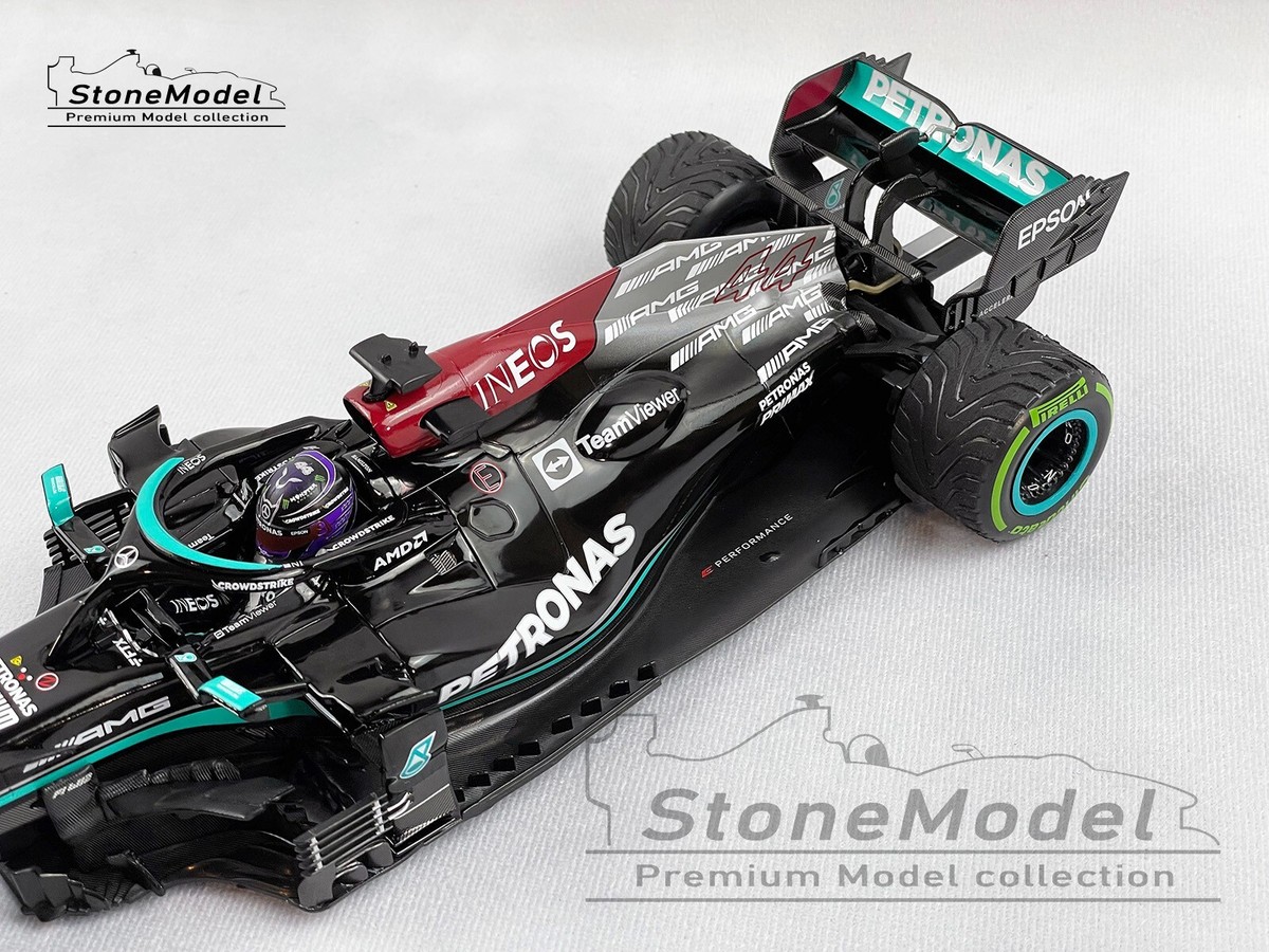 ミニチャンプス F1 1/43 L.ハミルトン　ロシアgp2021 100勝目 Amazon | 1/43 ミニチャンプス メルセデス AMG F1 W12 ルイス