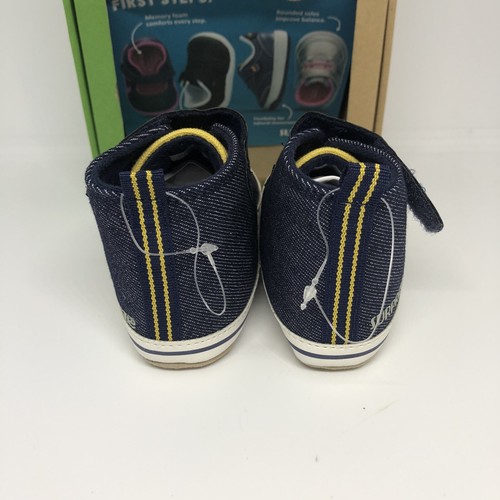 Baby Boys' Surprize by Stride Rite Chris Soft Sole High Top Sneakers 0-6m - Navy - Picture 10 of 18