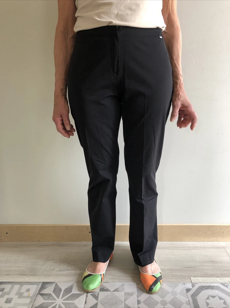 Pantalon L ger En Toile D perlante Femme Escada Sport Noir T38 eBay