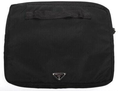 バッグ 736 Prada logo nylon briefcase black 736 Prada logo nylon briefcase black - メルカリ
