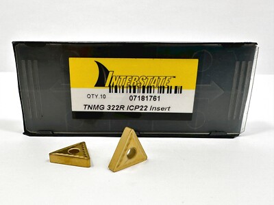 INTERSTATE TNMG322R New Carbide Inserts 7181761 Grade ICP22 2pcs