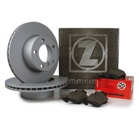 Zimmermann Bremsscheiben Set Ø 300Mm + BremsbeläGe FüR Ford Mondeo IV MK4 Vorne