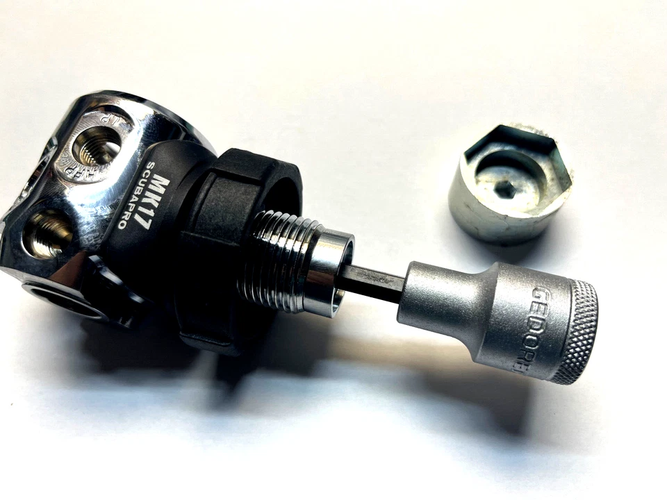 Werkzeug für Scubapro Anschlusswelle Innensechskant 6mm DIN und INT Bügel Yoke
