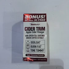 Diet Works APPLE CIDER VINEGAR 90cap WATER BALANCE WEIGH LOSS Dietary Supplement