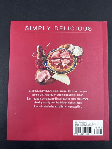 Simply Delicious Italian by Carla Bardi (Trade Paperback Cookbook 2008) - Picture 4 of 24