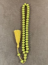 Islamic Misbaha Rosary Prayer 33 Beads Tasbeeh Misky Belgian Color Green