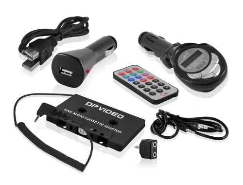 DP Audio Universal Accessory Kit w/ Stereo adapters Cables Splitter Car Charger - Image 2 of 3