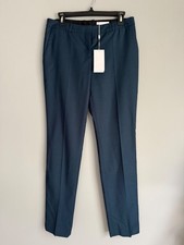 BOSS Hugo Boss Women's 4 Navy Wool Trousers NWT Tailored Office Business