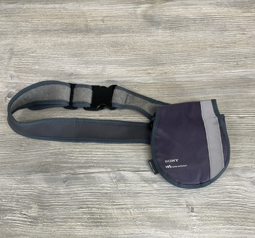 Vintage Sony Walkman Discman Atrac CD Player Fanny Pack Waist Bag