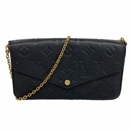 Louis Vuitton Shoulder Wallet Monogram Empreinte Pochette Felicie M82477 Noir 7