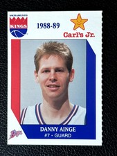 1988-89 Sacramento Kings Danny Ainge Carl's Jr.  Basketball Card