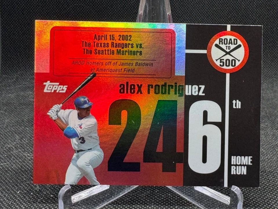 Alex Rodriguez 2007 Topps Road to 500 Insert Pick Your Own & Complete Your Set - Image 2 of 3
