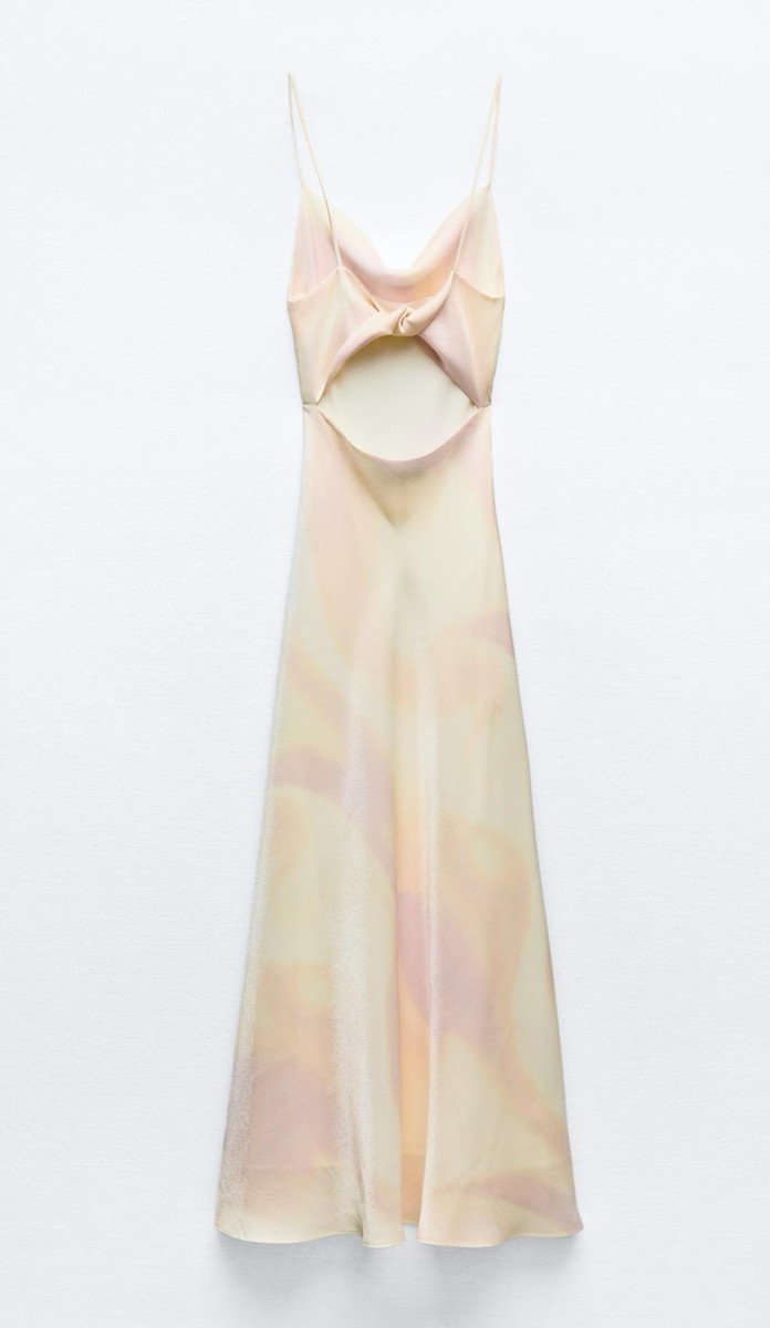 sky blue evening dress Elaine Chiffon Beaded Maxi Dress / Sky Blue | MESHKI