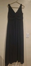 Lulus Women Navy Blue Sleeveless Maxi Dress Women's Size Large