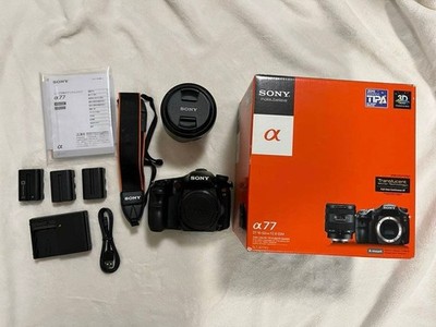 Sony α77 Camera Body with DT 16-50mm F2.8 SSM Lens Set Used Condition