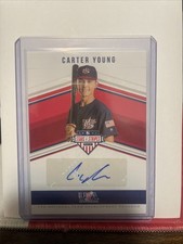 2018 Panini USA Stars & Stripes Carter Young RC /499 Auto USA Baseball SS-CY