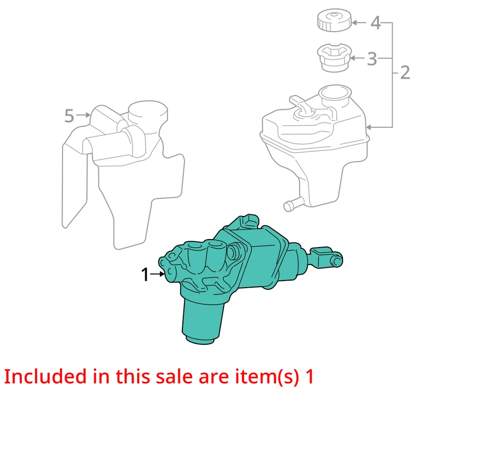 2006 Mercedes-Benz E-Class Brake Master Cylinder OEM 133K Miles - LKQ426833247 - Image 4 of 4