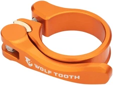 Wolf Tooth Components Quick Release Seatpost Clamp - 34.9mm, QR, Orange