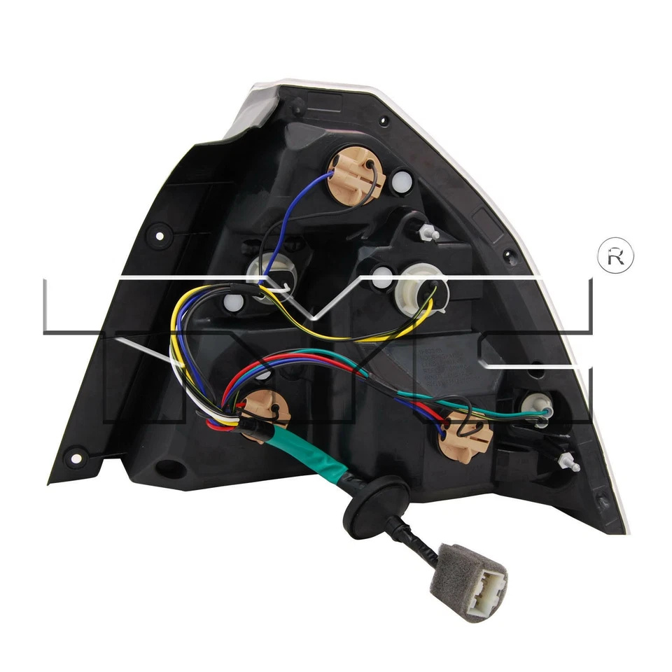 Conjunto de luces traseras certificadas TYC 11-6333-90-9 CAPA para Chevrolet Aveo 09-11 Foto 4 de 4