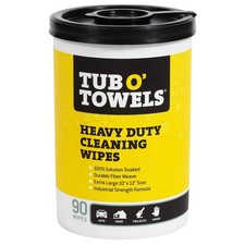 Tub O' Towels TW90 Heavy-Duty 10" x 12" Size Multi-Surface Cleaning Wipes, 1...