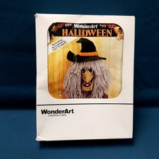 Wonderart Kit K150 Creative Crafts Halloween Witch Art Aunt Lydia's Made in USA