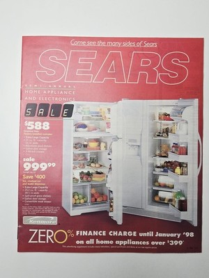 1997 Sears Kenmore Appliance Electronics Circular Craftsman 32 Page Catalog