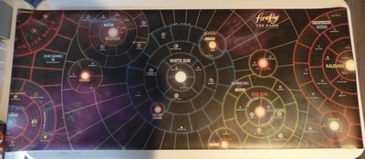 Firefly the Game - 50'' x 20'' Vinyl Play Mat for Base Game + Kalidasa + Blue Sun