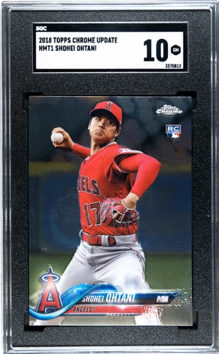 2018 Topps Chrome Update Rookie #HMT1 Shohei Ohtani SGC 10 GEM MINT Dodgers