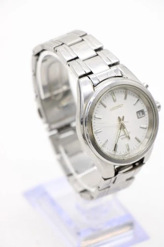 F Vintage Boxed Gents Seiko Kinetic 100m 5M62-0D50 Running But Low Battery