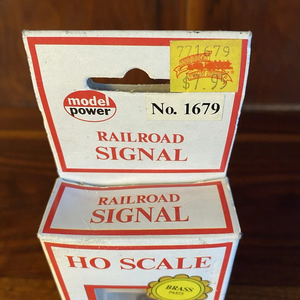 Model Power 1679 HO Scale Railroad Signal Brass Parts & 4 Way Wired Switch NIB - Image 3 of 4