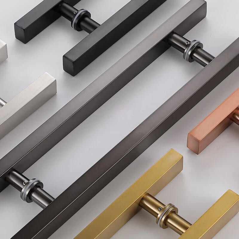 Sliding Glass Handle Doors Handles Stainless Steel Square Tubes Fingerprint Free - Image 2 of 4