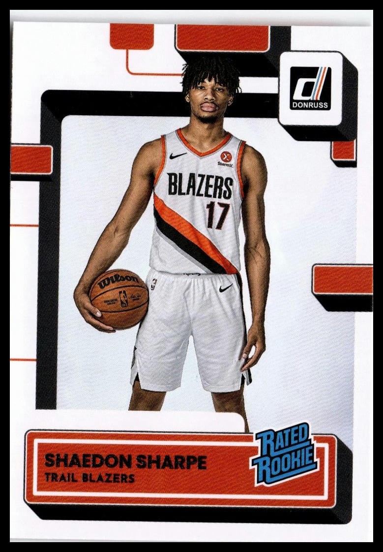 2022-23 Donruss #207 Shaedon Sharpe