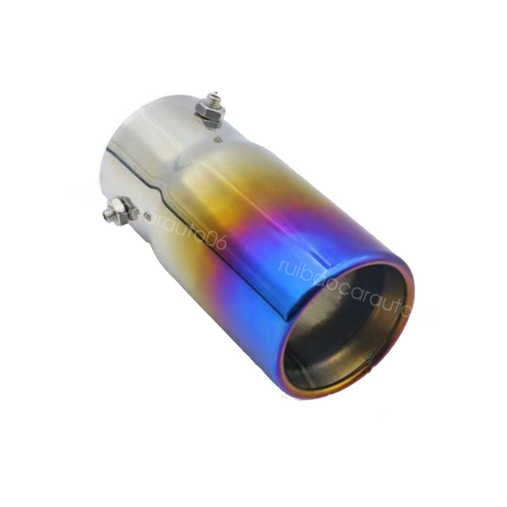 For 2005 Acura NSX-T 2PCS Exhaust Pipe Tip Rear Tail Throat Muffler Blue